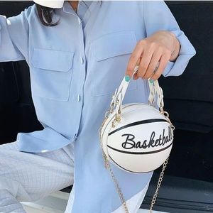 White Basketball Bag
